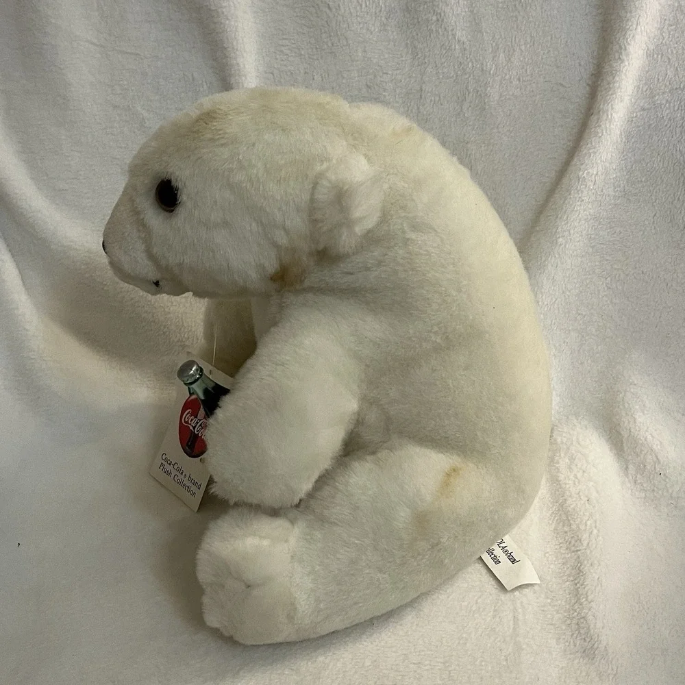 Coca Cola Plush Collection White Plush 10